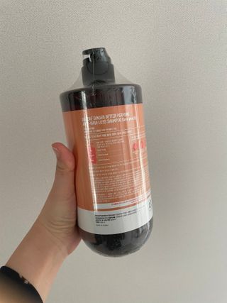 달리프 진저 베러 퍼퓸 탈모 완화 샴푸 1000ml 향 3종 — 4.5점을 준 리뷰어가 2021년 1월 올린 사용 사진