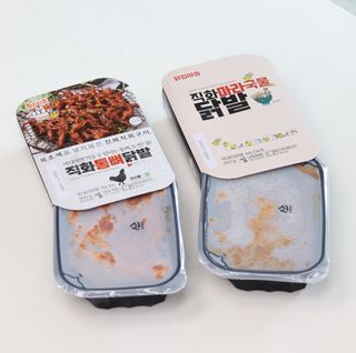 [닭집아들] 직화마라국물닭발 & 직화통뼈닭발 — 5점을 준 리뷰어가 2024년 3월 올린 사용 사진