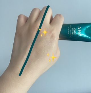 [NEW 탄력유턴 아이크림] AHC 유스 래스팅 리얼 아이크림 포 페이스 — 5점을 준 리뷰어가 2021년 3월 올린 사용 사진