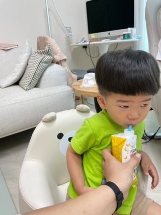 메디웰 페디아드링크 미니 바나나맛 — 5점을 준 리뷰어가 2021년 7월 올린 사용 사진