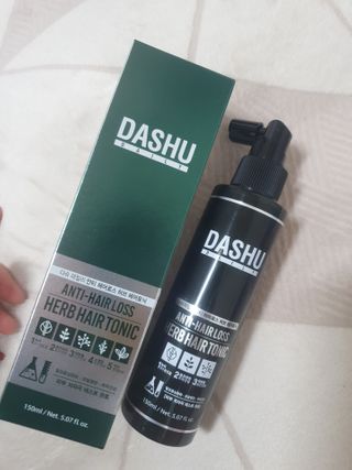 다슈코리아 다슈 데일리 안티 헤어로스 허브 헤어토닉 150ml — 5점을 준 리뷰어가 2021년 2월 올린 사용 사진