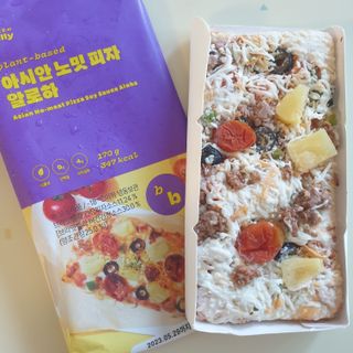 브라잇벨리 비건피자 [노밋피자알로하 & 노밋피자포테이토] 2가지맛 — 5점을 준 리뷰어가 2022년 7월 올린 사용 사진