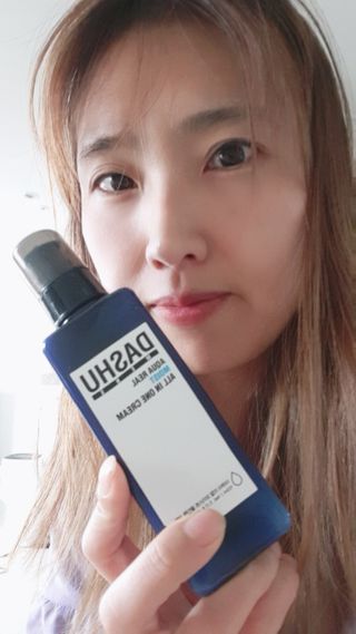 다슈코리아 다슈 맨즈 아쿠아 리얼 모이스트 올인원 크림 153ml — 5점을 준 리뷰어가 2021년 1월 올린 사용 사진