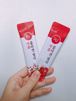함초록 Rg+ 석류콜라겐젤리 — 5점을 준 리뷰어가 2021년 3월 올린 사용 사진