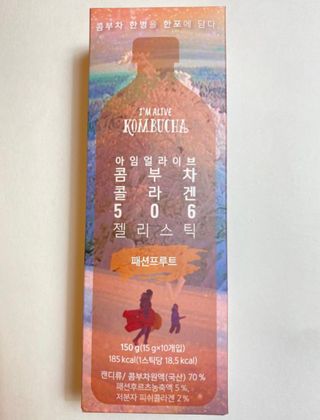 엘리샤코이 아임얼라이브 콤부차 콜라겐 506 스틱젤리 패션프루트 — 5점을 준 리뷰어가 2022년 7월 올린 사용 사진