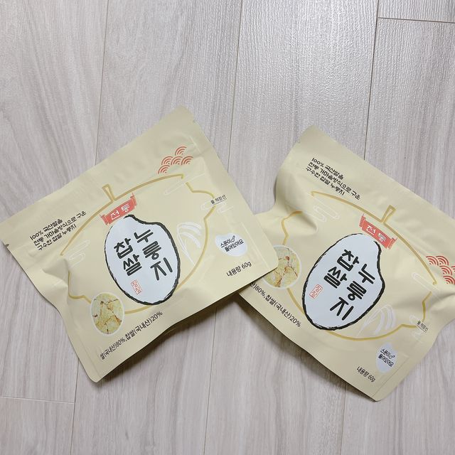 [꾸콤] 참참 전통 찹쌀 누룽지 일주일세트 60g x 5 리뷰 사진