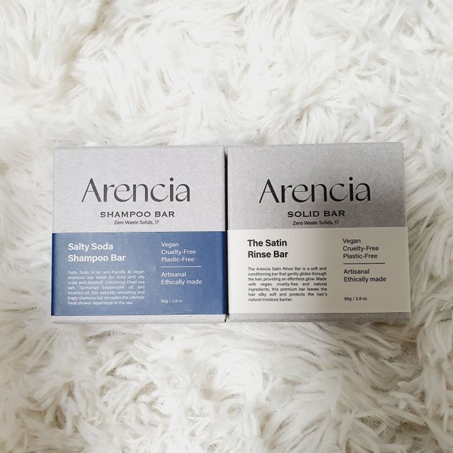 Arencia 아렌시아 솔티소다 샴푸바, 더 새틴 린스바 세트 리뷰 사진