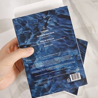 체르엠 그린 케비어 더블워터 마스크팩 5매입  2팩 — 5점을 준 리뷰어가 2021년 11월 올린 사용 사진