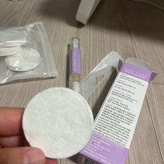 1+2 뷰젤 매직케어 손톱영양제+스톤푸셔+코인타올 셀프 네일케어 — 5점을 준 리뷰어가 2022년 10월 올린 사용 사진