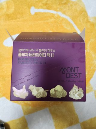 [몽베스트] 위드 더 블랜딩 하우스 콤부차 _ 버라이어티팩II — 5점을 준 리뷰어가 2024년 3월 올린 사용 사진
