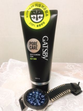 [갸스비] 지성 남성을 위한 포어케어 클렌징폼 — 5점을 준 리뷰어가 2021년 8월 올린 사용 사진