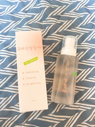 [시카앰플] 묘오한 고마진정할때 진정 스프레이 앰플 150ml — 5점을 준 리뷰어가 2021년 3월 올린 사용 사진