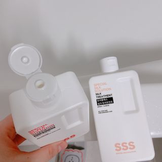 트리플에스 탈모 샴푸 275ml + 실크 트리트먼트 275ml — 5점을 준 리뷰어가 2021년 2월 올린 사용 사진