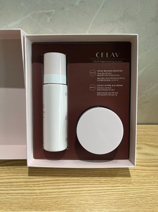 프리마인 바르기만 하면 철벽 스킨케어+24시간 마스크팩 효과. 셀라브 리제너레이팅 시스템 부스터+크림 세트 — 5점을 준 리뷰어가 2023년 7월 올린 사용 사진