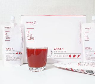 12월 15일 출시, 건강기능식품 브랜드 본리브 나 다운 시작 제품 3종 — 5점을 준 리뷰어가 2021년 1월 올린 사용 사진