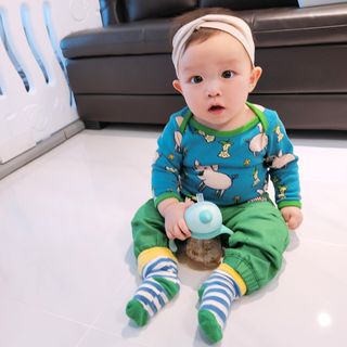 유비맘 트라이탄 코니빨대컵_컬러 랜덤 발송 — 5점을 준 리뷰어가 2021년 1월 올린 사용 사진