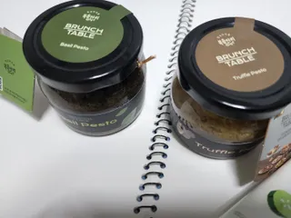 복음자리 브런치 테이블 소스 3종 - 할라피뇨앤피클 소스, 바질페스토, 트러플페스토 — 5점을 준 리뷰어가 2022년 6월 올린 사용 사진