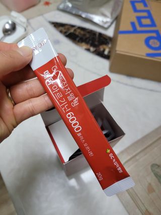 메타아르기닌 GC녹십자웰빙 메타 아르기닌 6000 플러스 오르니틴 — 5점을 준 리뷰어가 2022년 6월 올린 사용 사진