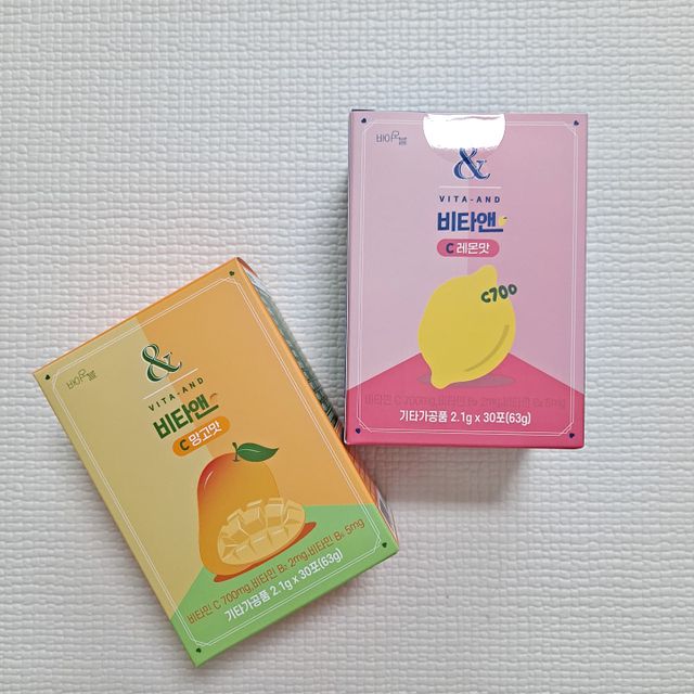 비타앤C 레몬맛, 망고맛 리뷰 사진