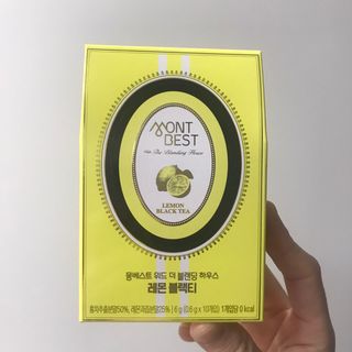몽베스트 위드더 블랜딩 하우스 _레몬 블랙티 — 5점을 준 리뷰어가 2022년 11월 올린 사용 사진