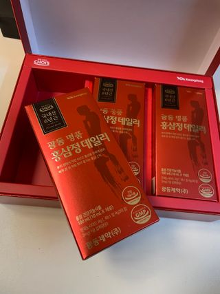 광동생활건강 광동 명품 홍삼정데일리 10mL x 30포 — 5점을 준 리뷰어가 2023년 4월 올린 사용 사진