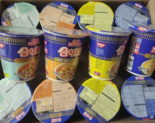 NISSIN 닛신 컵누들  4종 - 씨푸드오리지날, 씨푸드 스파이시, 씨푸드 커리, 씨푸드 XO소스 — 4.5점을 준 리뷰어가 2022년 12월 올린 사용 사진