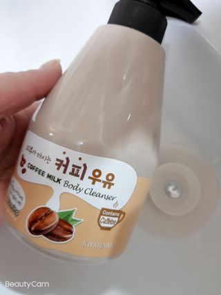 [과일나라] 피부가 마시는 커피우유 바디클렌저&바디로션 — 4점을 준 리뷰어가 2022년 3월 올린 사용 사진