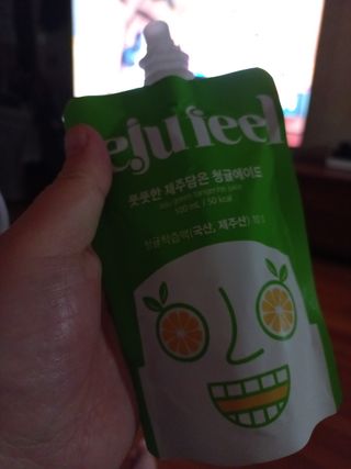JEJUFEEL 풋풋한 제주담은 청귤에이드 — 5점을 준 리뷰어가 2022년 9월 올린 사용 사진
