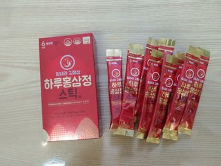 힘내라김홍삼 하루홍삼정스틱 10g x 10포 — 5점을 준 리뷰어가 2021년 3월 올린 사용 사진