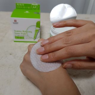 리더스코스메틱 리더스 스텝솔루션 티트리 릴렉싱 토너 패드 — 5점을 준 리뷰어가 2022년 4월 올린 사용 사진