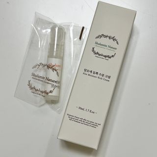 술람미네이처 자연주의 화장품ㅣ속보습 충전 + 민감/트러블 피부 진정 - 알로에 듬뿍 수분 크림 50ml — 5점을 준 리뷰어가 2022년 6월 올린 사용 사진