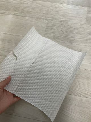 부직포나라 중금속유해물질ZERO 뜯어쓰는 주방 일회용수세미 60매 2매 — 5점을 준 리뷰어가 2022년 11월 올린 사용 사진