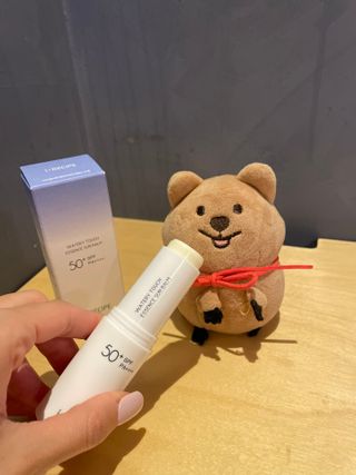 아이레시피 워터리터치 에센스 선 밤 [SPF50+/PA++++] — 5점을 준 리뷰어가 2023년 5월 올린 사용 사진