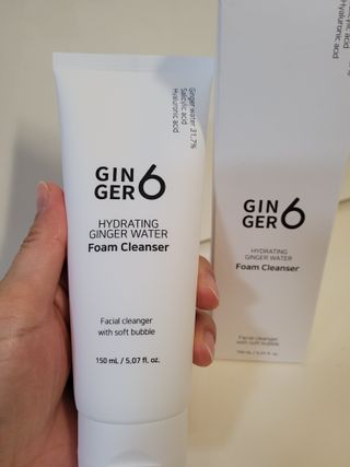 GINGER6 하이드레이팅 진저 워터 폼클렌징 — 5점을 준 리뷰어가 2021년 9월 올린 사용 사진