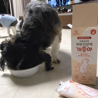 My Pet Care 모발과 모질 피부건강에 개좋아 — 5점을 준 리뷰어가 2021년 4월 올린 사용 사진