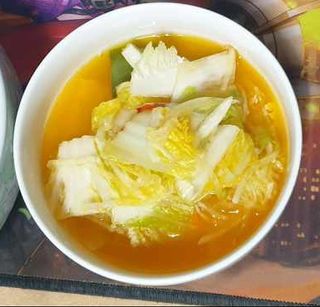 셰프애찬 단호박 백김치 1kg — 5점을 준 리뷰어가 2022년 10월 올린 사용 사진