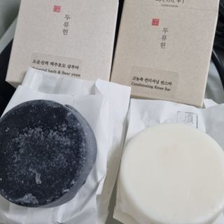 두류헌 샴푸바+컨디셔닝 린스바 머리가꿈세트 — 5점을 준 리뷰어가 2022년 5월 올린 사용 사진