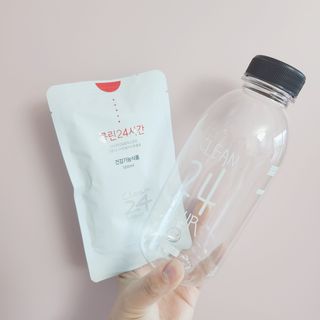 클린24시간 1BOX(5포) + 전용보틀(500ml) — 4점을 준 리뷰어가 2023년 7월 올린 사용 사진