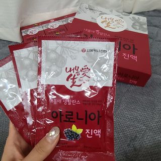 서울약사신협_내몸애생발란스아로니아_70ml x 30포 — 5점을 준 리뷰어가 2021년 7월 올린 사용 사진