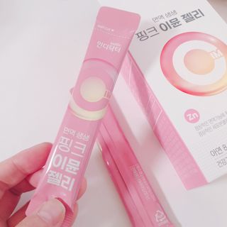 [인디닥터] 면역 생생 핑크 이뮨 젤리 — 5점을 준 리뷰어가 2022년 5월 올린 사용 사진