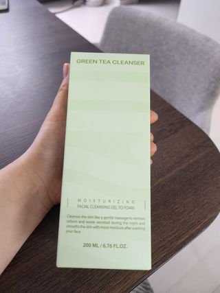 프리마인 메이크업과 들뜨는 각질까지 한방에 깐달걀로! 순하기까지한 셀베이스 그린티클렌저(200ml) — 5점을 준 리뷰어가 2023년 2월 올린 사용 사진