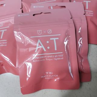 입 냄새 완화에 도움을 주는 에티켓 캔디 복숭아맛 앳캔디 — 5점을 준 리뷰어가 2020년 12월 올린 사용 사진