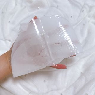 블로그 [웰더마] 프리미엄 사파이어 콜라겐 임팩트 피팅 마스크(4매입/1BOX) — 5점을 준 리뷰어가 2025년 4월 올린 사용 사진