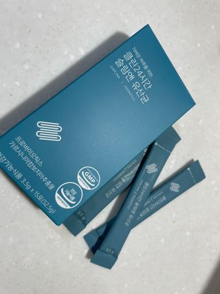 클린24시간 슬림앤유산균 1박스 (3.5g X 15포) — 5점을 준 리뷰어가 2023년 1월 올린 사용 사진