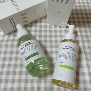 [녹산] 그린 솔루션 멀티 클렌징 오일 + 그린 솔루션 멀티 바디 미스트 — 5점을 준 리뷰어가 2022년 10월 올린 사용 사진