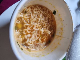 NISSIN 닛신 컵누들  4종 - 씨푸드오리지날, 씨푸드 스파이시, 씨푸드 커리, 씨푸드 XO소스 — 4.5점을 준 리뷰어가 2021년 11월 올린 사용 사진