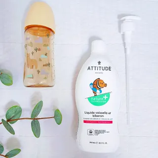에티튜드 천연 젖병세정제 무향 700ml 1종 주방세제 EWG올그린 순한 비건 세제 — 5점을 준 리뷰어가 2022년 8월 올린 사용 사진