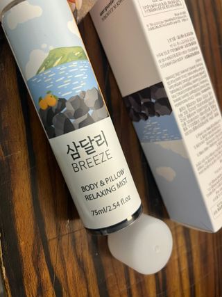 제주인디 삼달리 브리즈 바디&필로우 릴렉싱 미스트 제주 하귤 — 5점을 준 리뷰어가 2023년 3월 올린 사용 사진