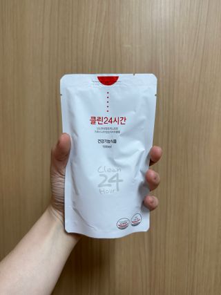 클린24시간 1BOX(5포) + 전용보틀(500ml) — 2.5점을 준 리뷰어가 2023년 5월 올린 사용 사진