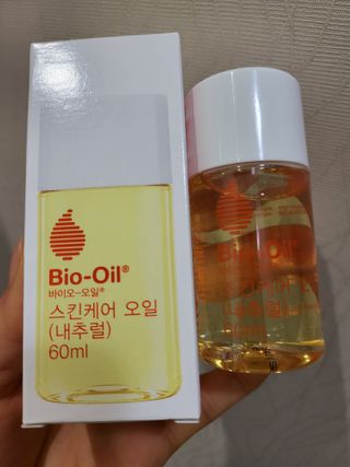 바이오오일 [바이오-오일] 스킨케어 오일 내추럴 60ml — 4점을 준 리뷰어가 2021년 12월 올린 사용 사진